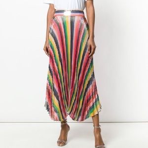 Alice Olivia Katz Sunburst Skirt 